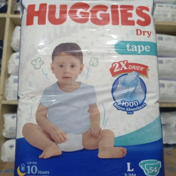 Huggies Dry Tape Baby Diaper L (54 pcs)